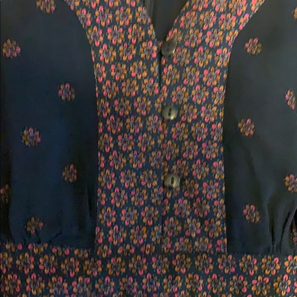 French connection navy blue floral dress - Picture 2 of 4